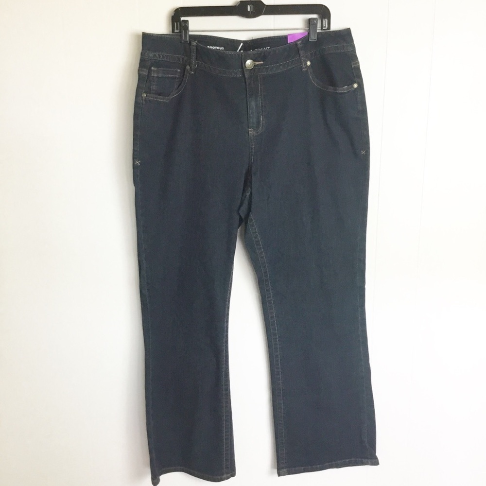 Lane Bryant Bootcut New Jeans Plus Size 20 Dark